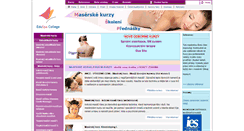 Desktop Screenshot of maserske-kurzy.cz